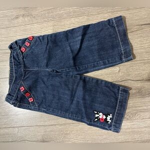 Gymboree Kids Dark Blue Jeans with Red Accents